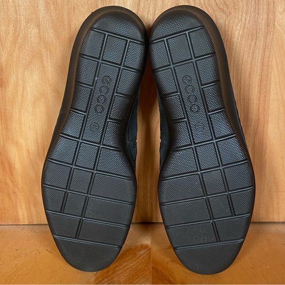 Womens 10 / 40 Ecco Felicia Stretch Flats Black SEF1431 - Picture 7 of 8